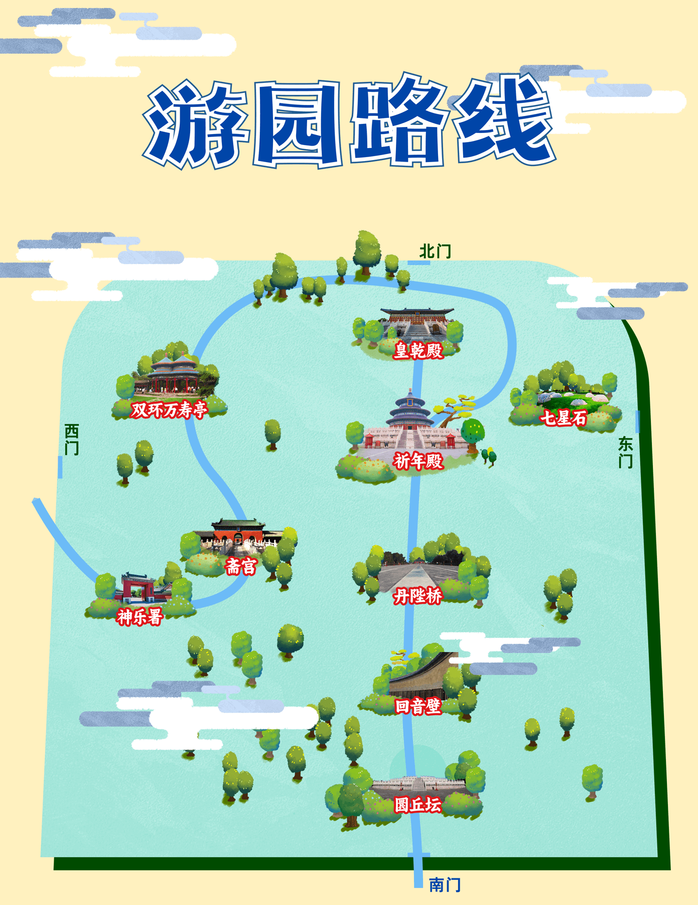 Temple of Heaven Map